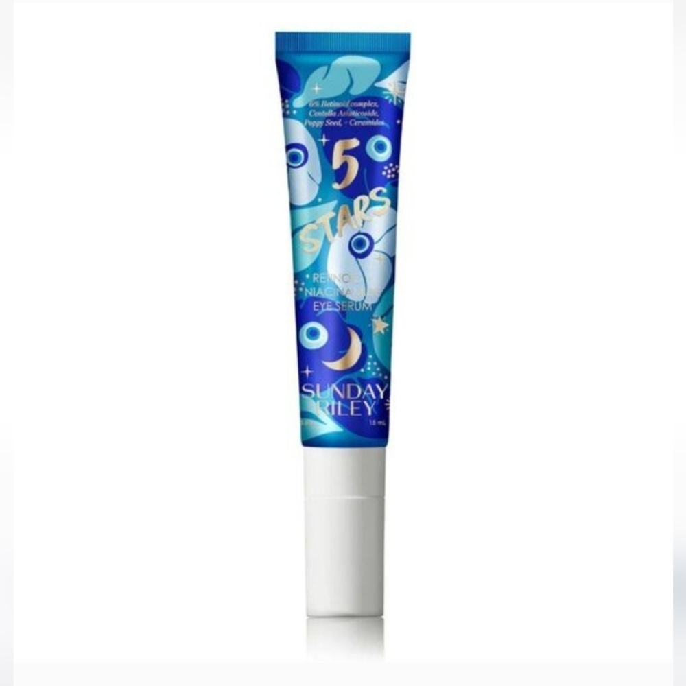 New Sunday Riley 5 Stars Retinol + Niacinamide Eye Serum